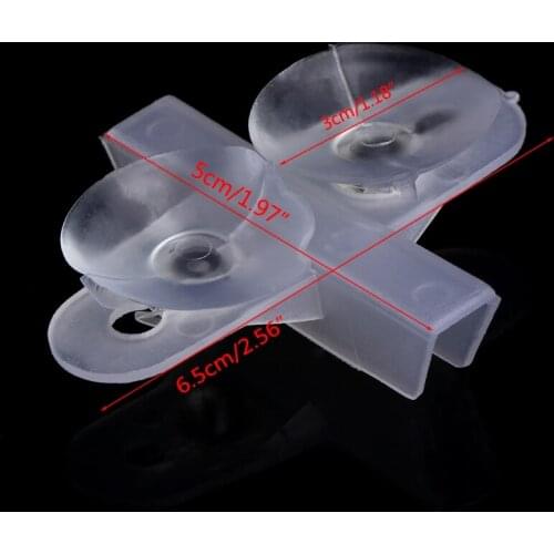 5pcs Aquarium Fish Tank Divider Suction Cup Divider Plastic Sheet Holder Set New