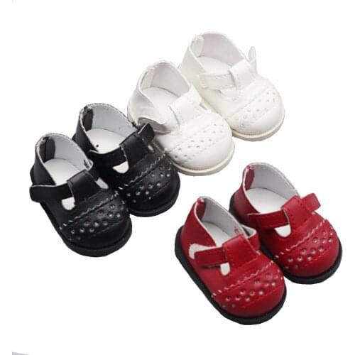 6.5*3cm 1Pair 16-Inch Salon Baby Doll Shoes for 1/4 BJD Doll Shoes Birthday Gift for Kids Dolls & Accessories