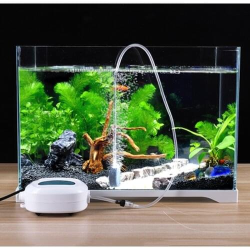 Four Outlet Aquarium Air Pump Adjustable Fish Tank Aerator Quiet Oxygen Pump for 10 to 160 Gallon (4 outlets)