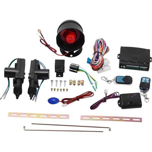Car Alarm Remote Control Security Universal System 2 Door Central Door Lock Locking Kit Set Keyless Entry System Car Tool Set