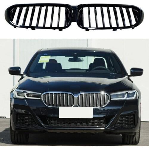 For BMW 5 series G30/G38 2021 Car styling center grille ABS Front Bumper grill Vertical Bar Middle Grill