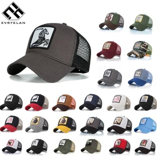 Evrfelan Lovely Animals Caps Women&Men Fashion Mesh Baseball Cap Unisex Snapback Cap Dad Hat Summer bone Adjustable gorras