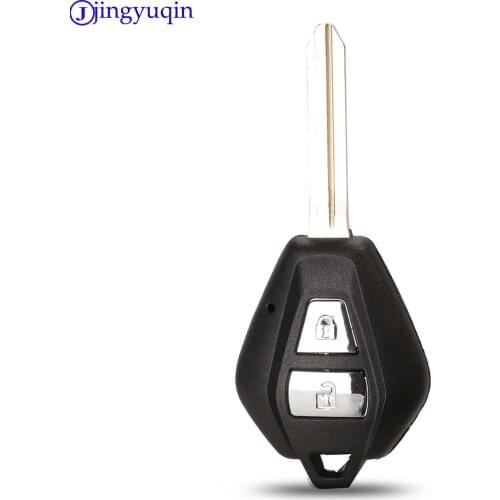 Jingyuqin 10p Remote 2 Buttons Car Key Shell Case For Isuzu D-Max 2 Fob Case
