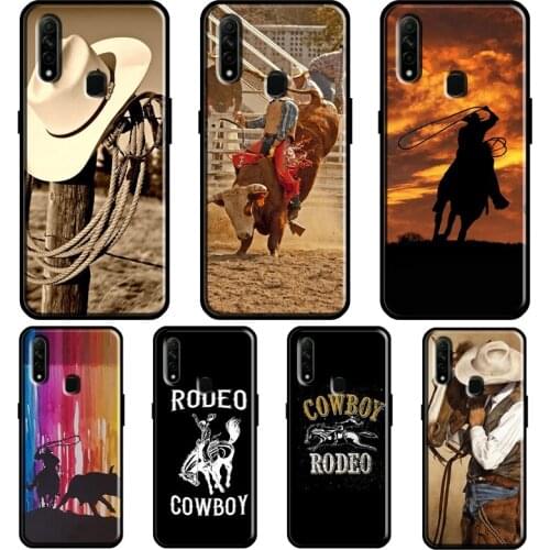 Extreme Sport Rodeo Cowboy Lasso For OPPO Find X3 Pro A5 A9 A53 A31 2020 A1K A3S A5S A15 A52 A72 A83 A91 F5 Reno 2 Z Case