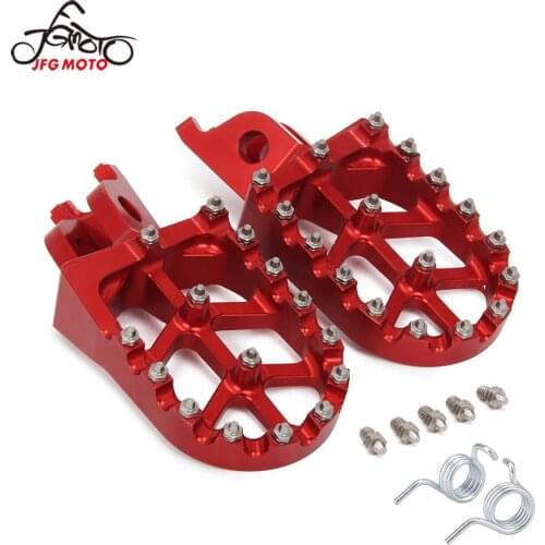 For HONDA CR125 CR250 250R CRF250R CRF250X CRF450R CRF450RX CRF450X CRF250L M KXF KX Motorcycle CNC Footrest Footpeg Foot Pegs