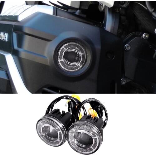 For Honda Goldwing Tour GL1800 2018-2021 LED Fog Light Bracket with Button