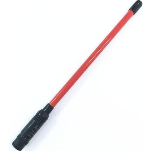 Red Fiber glass NA773A BNC UHF VHF 144/430mhz Dual band antenna for Icom IC-V8,IC-V82,IC-V80E, for KENWOOD etc walkie talkie