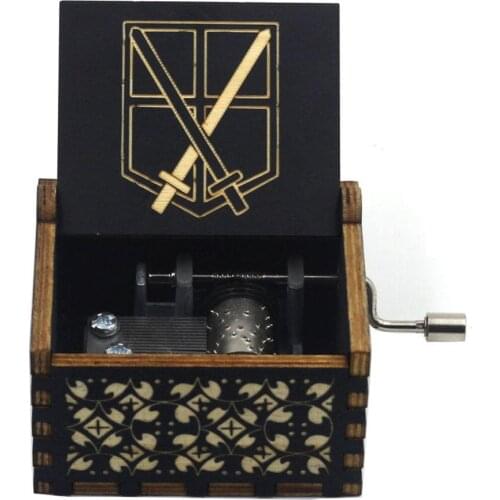 Hot Theme Song SCOUTING LEGIONHand Crank Music Box Paper House Beauty and the Beast Jurassic Park Musical for Christmas Gift