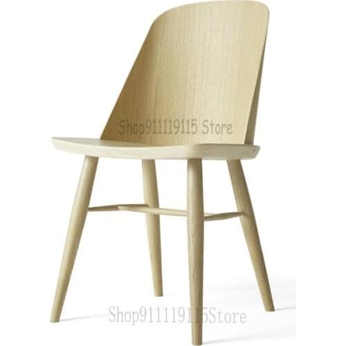 Customized Minimalist Dining Chair Stock Synnes Chair Modern Ins Leisure Coffee Shop Milk Tea Shop Designer Quality Chair