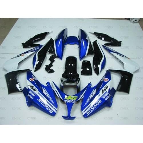 For XP 500 2008 - 2012 Body Kits TMAX 500 09 10 Blue White Black Motorcycle Fairing T-MAX 500 2011 Fairing Kits Unpainted