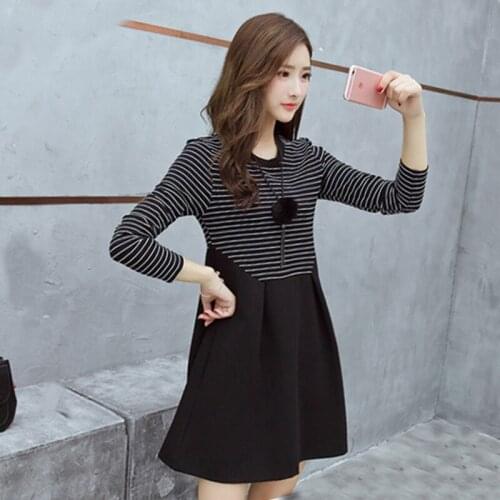 Mini Black Maxi Dresses for Women Clothes Vintage Clothing Long Sleeve Dress Korean Fashion Clothing Spring/Autumn