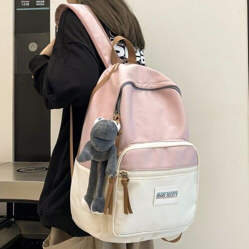 Women Boy Nylon Backpack Travel Mesh Female Student College School Bag Men Girl Cool Laptop Backpack Male Fashion Book Bags Lady