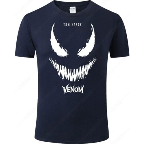 New O-Neck T-shirt For Men Cool Venom Print T Shirt Male Cotton Tee Summer Shirts Unisex Tops Camisetas Hombre Clothes J80