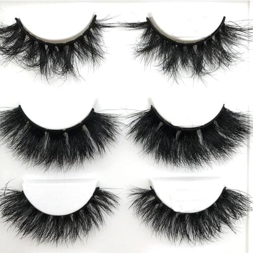 New Short Mink Lashes 3D Mink Eyelashes 100% Cruelty free Lashes Handmade Reusable Natural Eyelashes Popular False Lashes Makeup