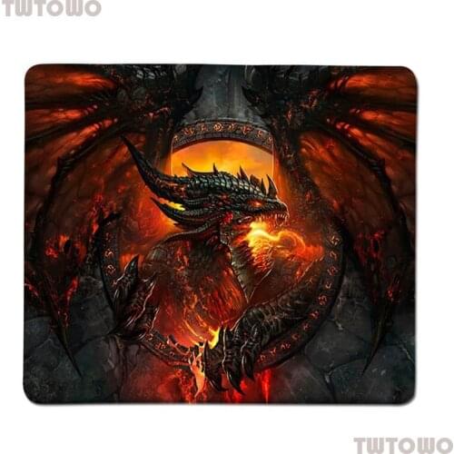 World Of Warcraft Neltharion Rubber Mouse Durable Desktop Mousepad Smooth Writing Pad Desktops Mate Gaming Mouse Pad
