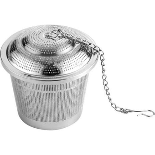 Tea Ball Strainer Mesh Stainless Steel Herbal Infuser Filter Tea Leaf Spice Filter Tea Strainer For Teapot Kitchen Tool