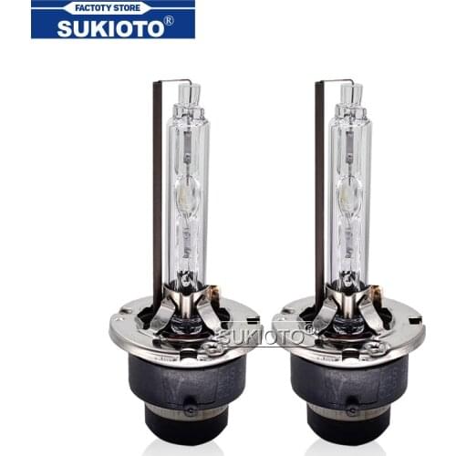 SUKIOTO 2PCS 35W D1S D3S 55W 6000K Xenon HID Lamp D2S D4S Car Headlight Bulb For Audi BMW Nissan Ford Lexus Chevrolet VW Benz