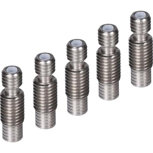 Tube Pipes PTFE Hotend Throat 3D Printer Heat Break Stainless Steel E2D V6 All Metal Bowden Direct J Head for 1.75mm Extruder