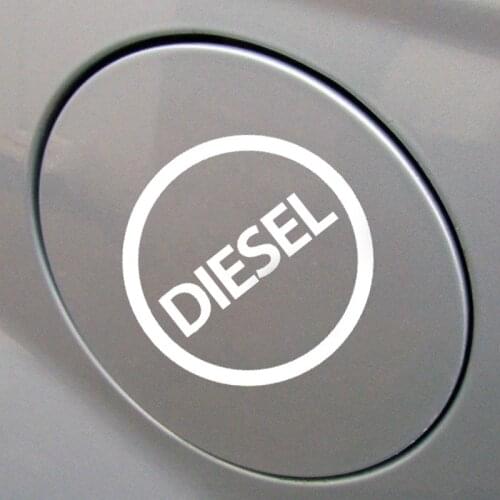 10CM*10CM Fashion DIESEL Vinyl High-quality Decal Car Sticker Black/Silver Car-styling C11-0668