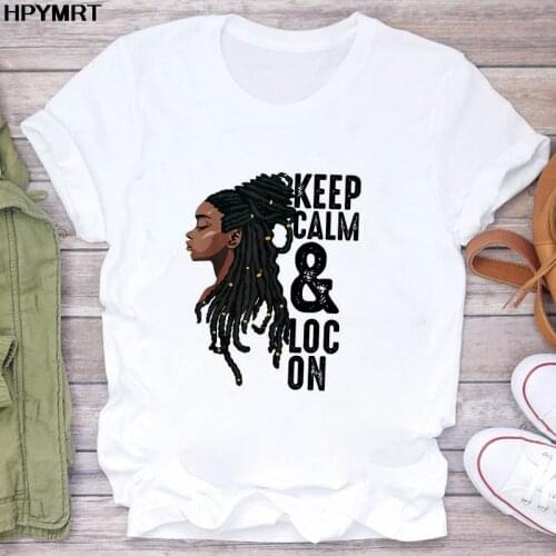 Women T shirt Keep Calm Girl Printing Clothing Short Sleeve Casual Cartoon Fashion Clothes Tee Top Tshirt Female Graphic T-shirt