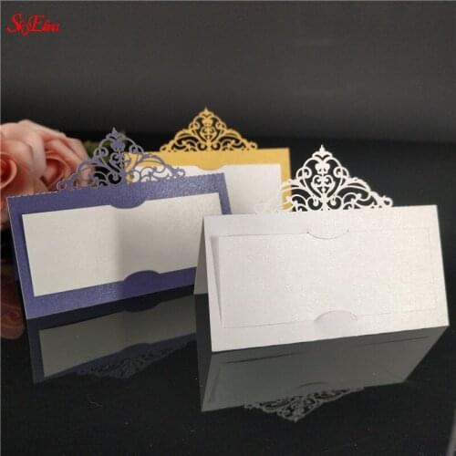 10/50/100 pcs Party Table Name Wine Guest Place Cards Favor Decoration Wedding Supplies Seating Decoration 6Z