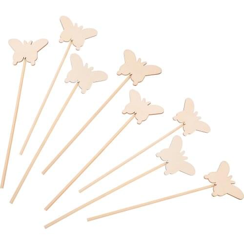 10pcs DIY Fairy Wand Handmade Painting Wooden Fairy Wand Sticks for Kids