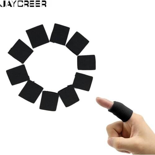 JayCreer 10PCS Finger Sleeves Sport Elastic Arthritis Trigger Braces Knuckle Compression Protector Prevent Calluses