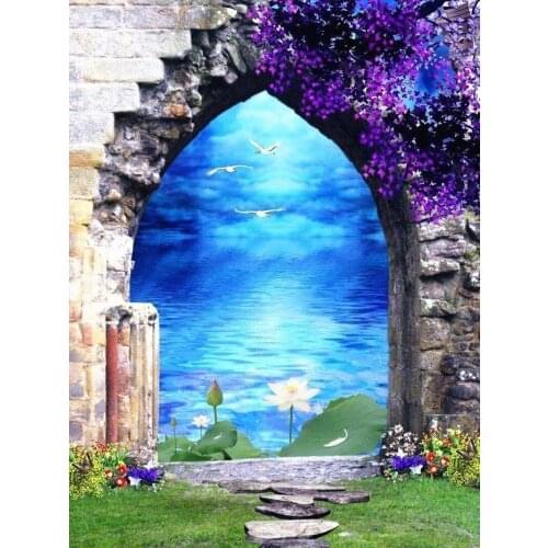 Diamond Painting Landscape Sea 5D DIY Diamond Mosaic Cross Stitch Rhinestones Diamond Embroidery Full Round Crystals