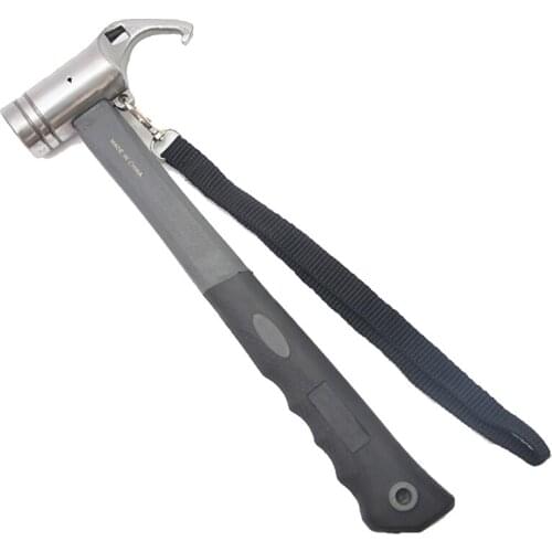 Anti-rust Multi-functional Nail Hammer for Hiking Fishing Mountaineer Climbing