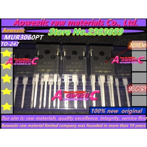 Aoweziic 2018+ 100% new original MUR3060PT MUR3060 TO-247 Fast recovery diode 30A 600V