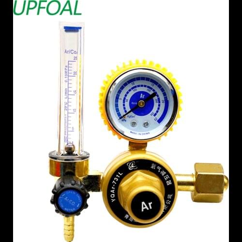 Argon regulator.pressure reducer for argon.for welding.chemical industry.cutting, electronics industry.etc