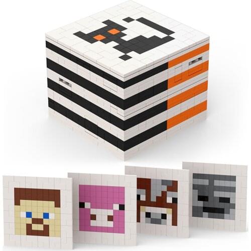 Buildmoc Creator 3rd Generation Magic Box 834PCS Bricks MOC Model Building Blocks Toys for Children DIY Toy Kids Gifts