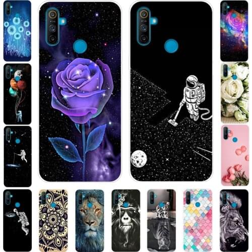 Case For OPPO Realme C3 RMX2020 Cover Silicone Soft TPU Flower Funda For OPPO Realme C3 2020 Case Realme C11 Phone Cases Coque