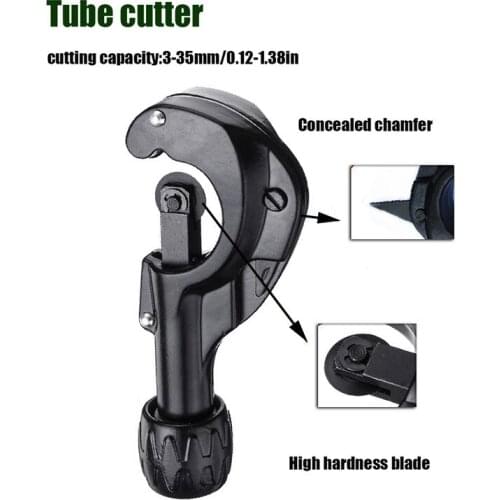 CT-105 Copper Vinyl Brass Pipes Tube Cutter Scissor Cutting Tool For 3mm-35mm G type Metal/Plastic Tube Knife Cut Plumbing Tool