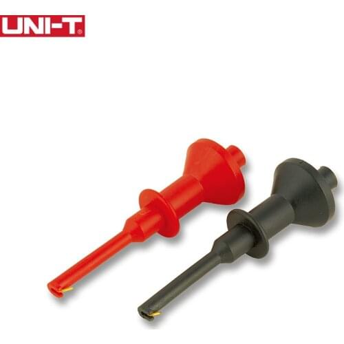 UNI-T UT-C01 Hook Probe Multimeters Test Lead Clamp Whorl Pattem Safety Handle Alligator Clip 4mm Aperture Direct Plug-in