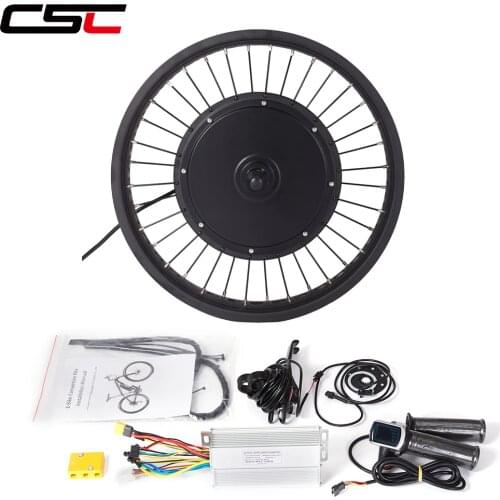 E-bike snow Conversion Kit 20 24 26in 4.0 Tyre ebike 48V 1500W Fat Electric bicycle Front Rear motor wheel