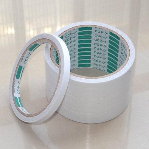 10 Rolls 5 8 10 15MM Width Brand Double Sided Super Strong Adhesive Tape Office School Supplies decorative tape scrapbooking