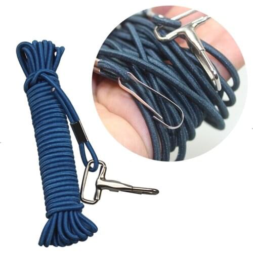 LEDIAO 5M 10M 20M Fishing Retention Rope Lanyards Boating Rubber Ropes Outdoor Camping Fishing Tackle Carp Fishing Accessories