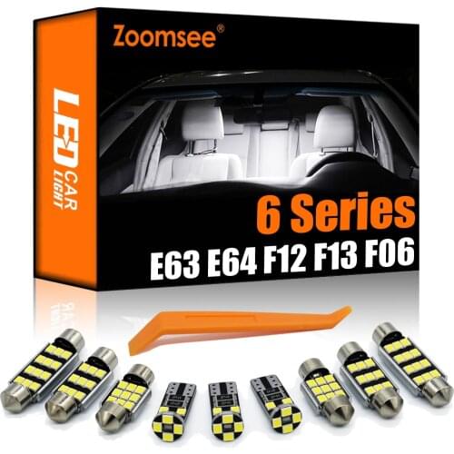 Zoomsee Interior LED For BMW 6 Series E63 E64 F12 F13 F06 Gran Coupe Convertible 2004+ Canbus Vehicle Bulb Indoor Dome Light Kit