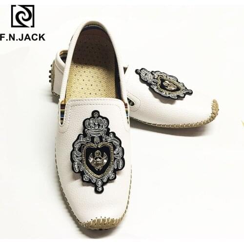 F.N.JACK Mens shoes Driving moccasin men soft Mens loafers Zapatos de hombre Genuine leather Horsebit Men loafers Sneakers men