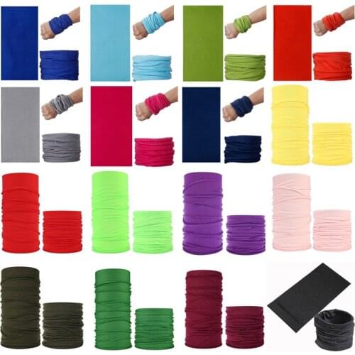 Men Womens Turban Magic Scarf Outdoor Sports Bicycle Riding Headband Bike Cycling Balaclava Neck Tube Warmer Bandanas Face Mask