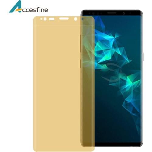 Soft TPU Hydrogel Screen Protector for Samsung Galaxy Note 9 8 S8 S9 Plus M10 M20 M30 Full Cover Nano Protective Film Not Glass