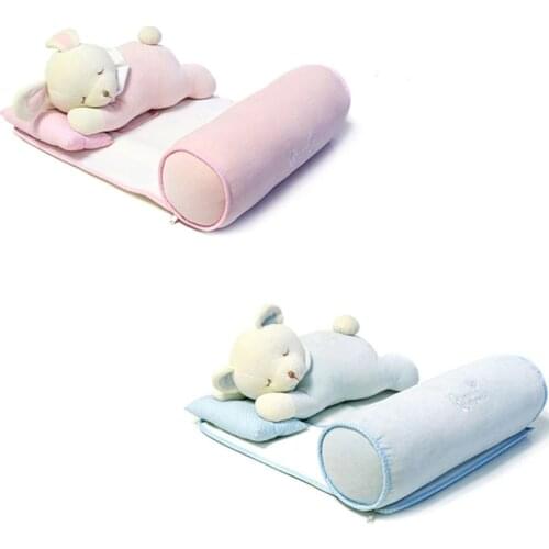 0-3 Years Newborn Infant Pillow Multifunctional Neck Protection Baby Bedding Set Sleeping Shaping Pillow Cartoon Baby Toys