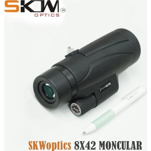 SKWOPTICS Portable Super Monocular Telescope 10x42 BAK4 HD Large lens COMPACT SCOPE mini telescope