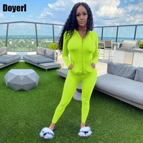 Casual Two Piece Sweatsuits for Women Set Clothing Autumn Hoodie Jacket Top Pants Leggings Set Sportwear Fitness Tracksuit Women