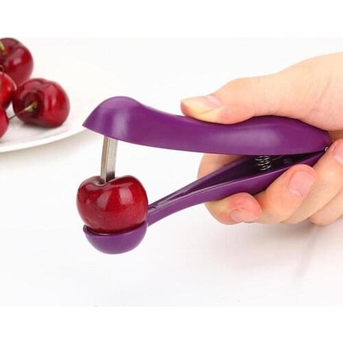 Easy Cherry Fruit Core Nuclear Remover Cherry Gadgets Accessories Corer Cherry Fashionable Kitchen Tools Tool Fruit Pitter Kit