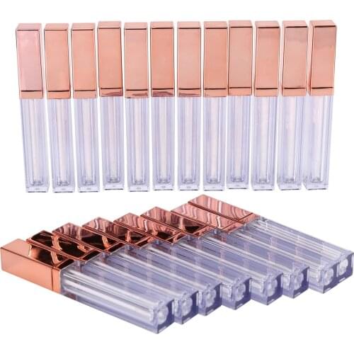 20Pcs 5Ml Empty Lip Gloss Tubes with Wand Glaze Bottle DIY Lip Gloss Container Refillable DIY Makeup Liquid Lipstick Bottles