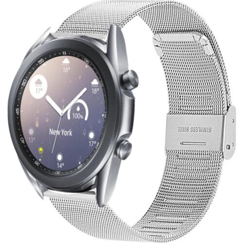 Stainless Steel Milanese Wrist band Bracelet for Samsung Galaxy Watch 3 41mm 45mm watchband 20mm 22mm watchstrap For Huawei gt