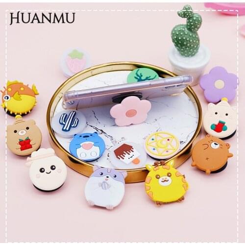 Universal Mobile Phone Bracket Cute 3D Animal Phone Expanding Stand Finger Holder Stitch Holder for Phone Stand Portable Gift