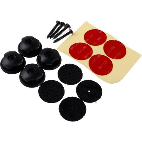 4pcs Universal Car Trunk Hooks Mounting Point Rear Cargo Trunk Organizer Luggage Net Hardware Hook Rear Racks Accessories